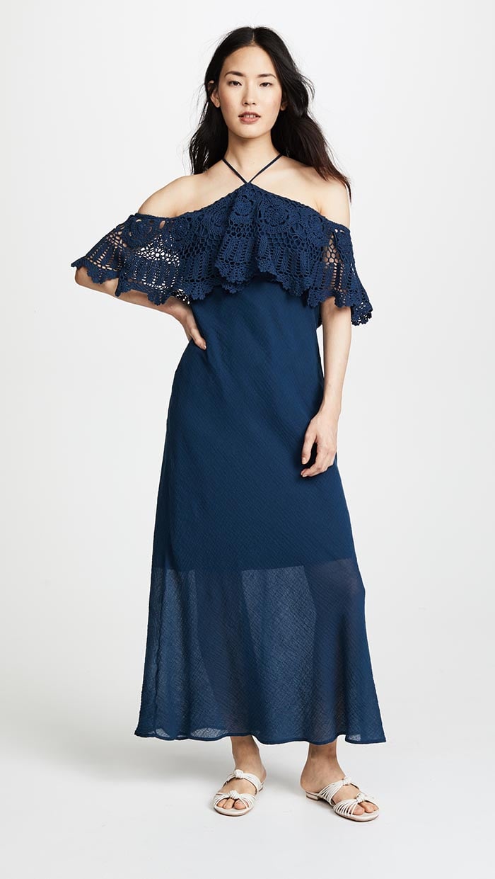 Bailey44 Pudina Dress Peacock Blue crochet dresses summer 2018