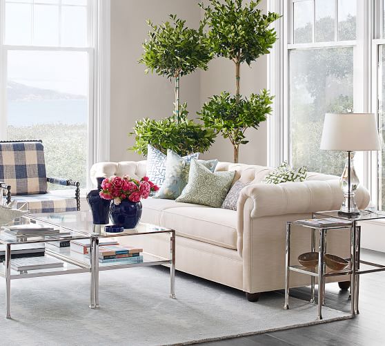 Pottery Barn CHESTERFIELD UPHOLSTERED SOFA pottery barn memorial day buy more save more sale