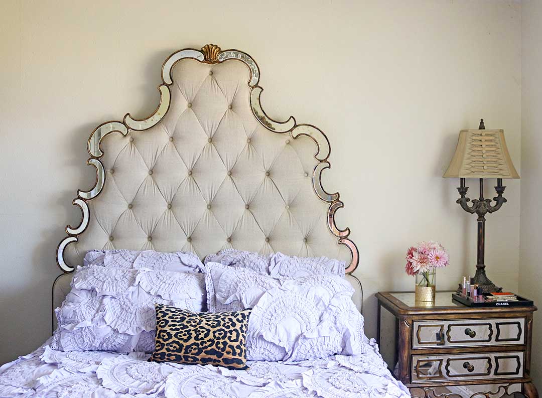 Lifestyle expert, Candie Anderson has the scoop on the best Memorial Day Sales. Her gorgeous upholstered bed with mirrored trim is on sale at 25% off.