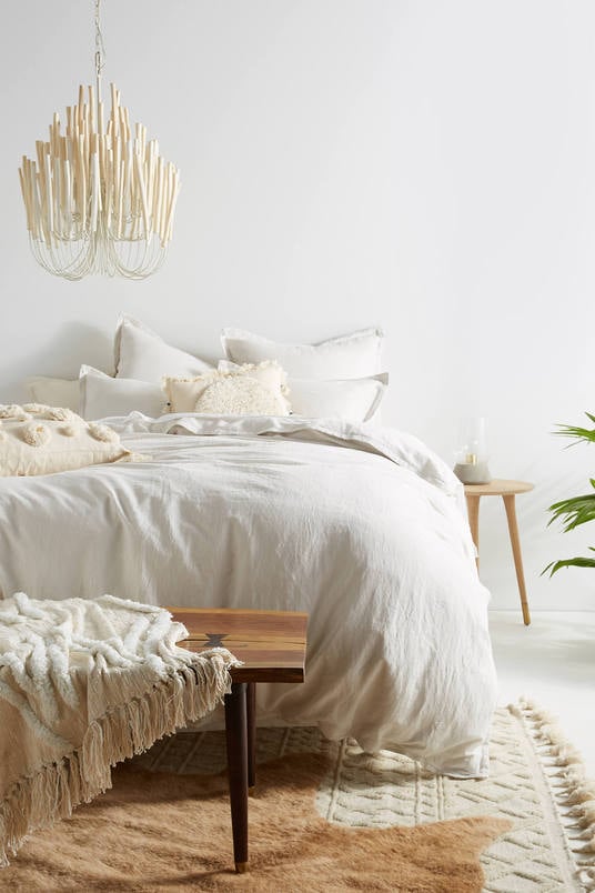 Relaxed Cotton-Linen Duvet Cover neutral bedding essentials