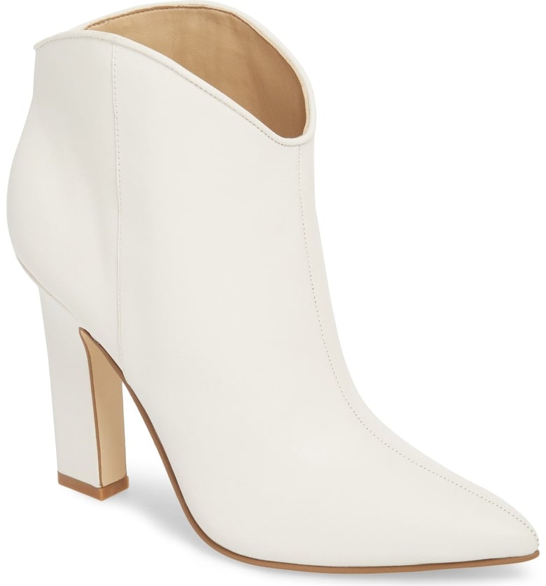 MARC FISHER LTD Miggi Bootie Ivory Leather nordstrom anniversary sale shoes women