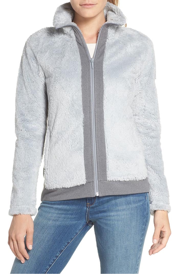 THE NORTH FACE Furry Fleece Jacket High Rise Grey nordstrom anniversary sale 2018