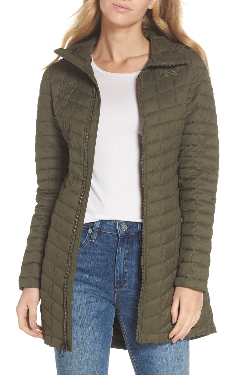 THE NORTH FACE ThermoBall PrimaLoft Hooded Parka New Taupe Green Matte nordstrom anniversary sale 2018