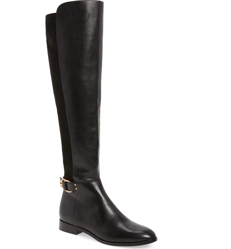 TORY BURCH Marsden Over the Knee Boot Perfect Black nordstrom anniversary sale shoes women