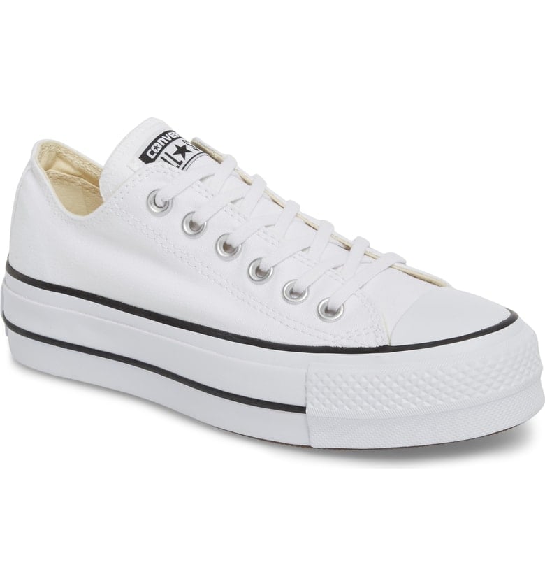 CONVERSE Chuck Taylor All Star Platform Sneaker White Black white sneakers women