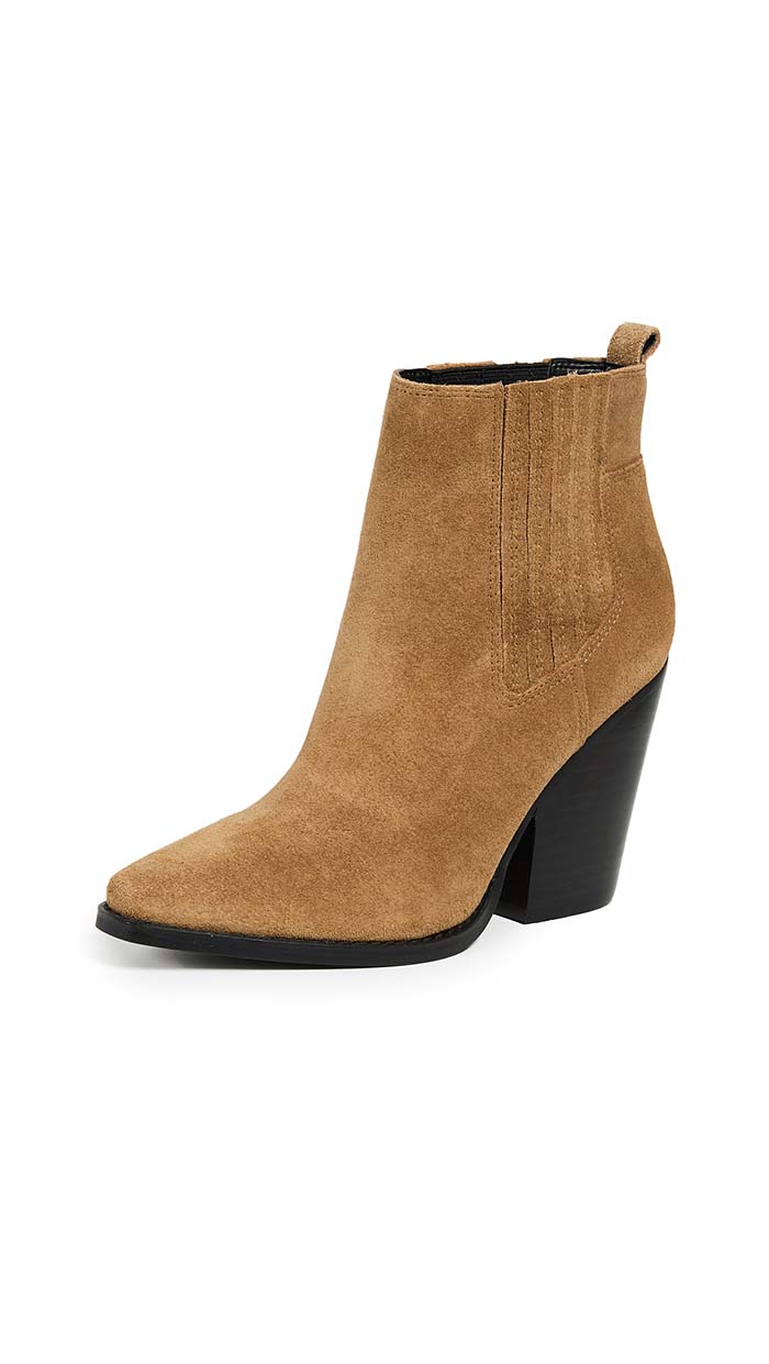 KENDALL + KYLIE Colt Western Booties Saddle western inspired ankle boots fall 