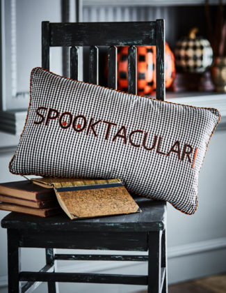 MacKenzie-Childs Spooktacular Lumbar Pillow fall throw pillows halloween decor