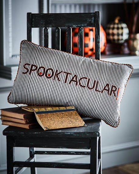 MacKenzie-Childs Spooktacular Lumbar Pillow fall throw pillows halloween decor