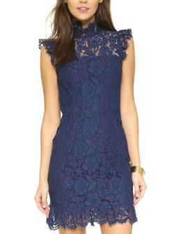 ONE by aijek Into the Night Dress Navy Blue dresses fall