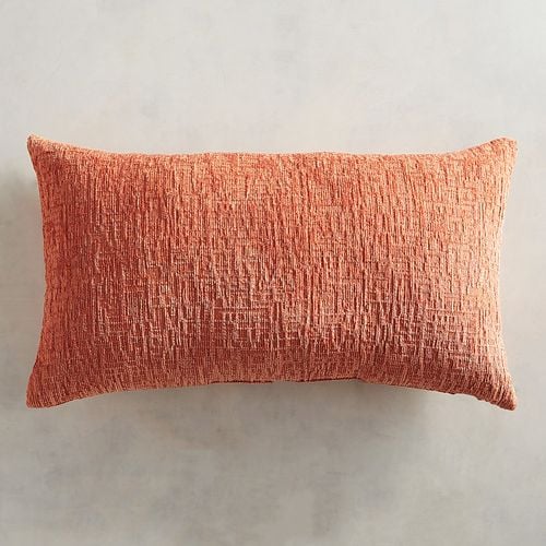 Pier1 Delaney Autumn Leaf Lumbar Pillow Orange fall throw pillows home decor