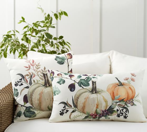 Pottery Barn FALL PUMPKIN INDOOR/OUTDOOR PILLOW
