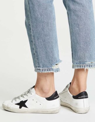 golden goose white sneakers women