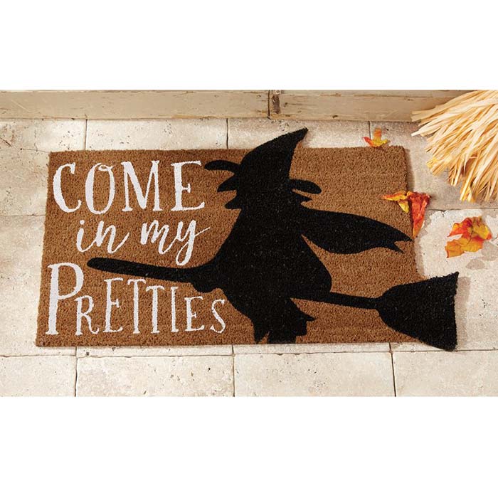 Mud Pie Come In My Pretties Halloween Doormat fall door mats doormats halloween