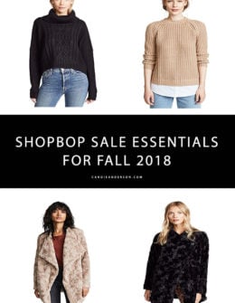Style expert and fashion blogger, Candie Anderson has the scoop on the Shopbop Event Of The Season Sale. She dished on the top coats, sweaters, shoes, handbags, jewelry trends and more.