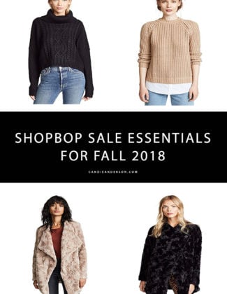 Style expert and fashion blogger, Candie Anderson has the scoop on the Shopbop Event Of The Season Sale. She dished on the top coats, sweaters, shoes, handbags, jewelry trends and more.
