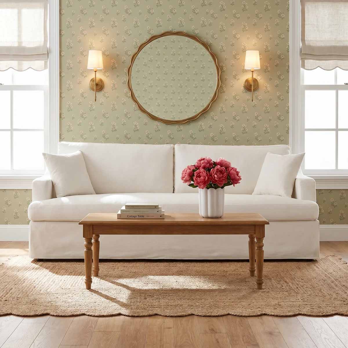 Birch Lane Lucie Slipcovered Sofa white slipcovered sofas