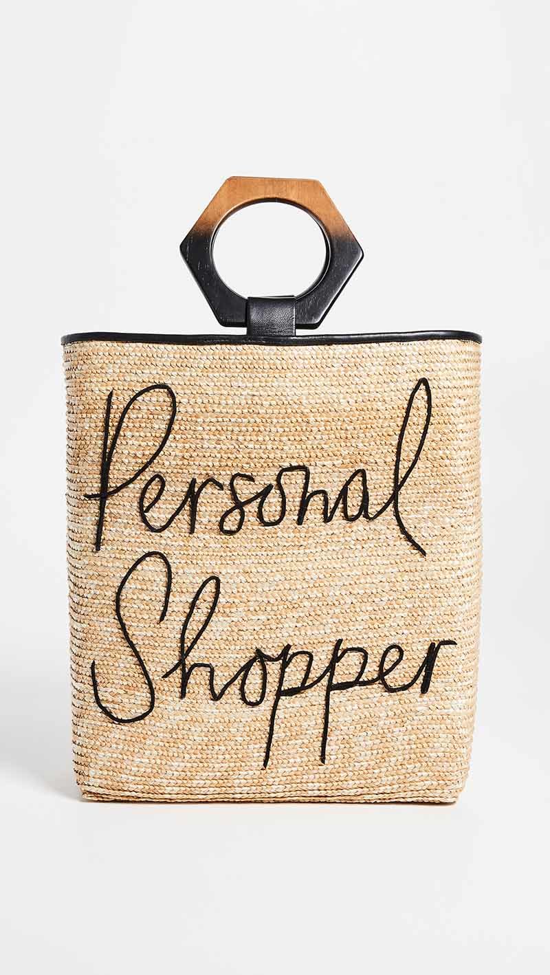 Eugenia Kim Margaux Personal Shopper Tote Natural statement worthy straw bags women