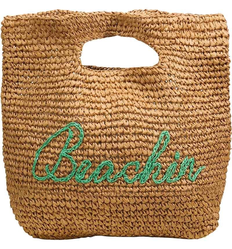 O'NEILL Price Seascape Straw Tote Beachin statement worthy straw bags summer vacation