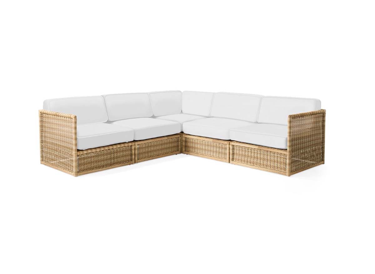 Serena and LIly Pacifica Modular Sectional Armed Corner Light Dune best