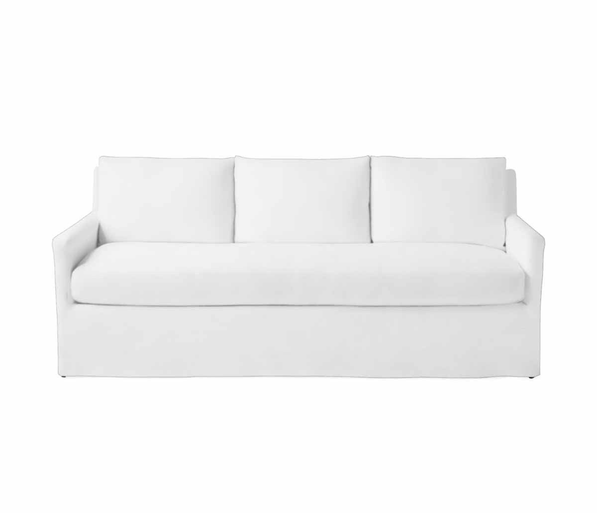 Serena and Lily Spruce Street Slipcovered Track Arm Sofa white slipcovered sofas