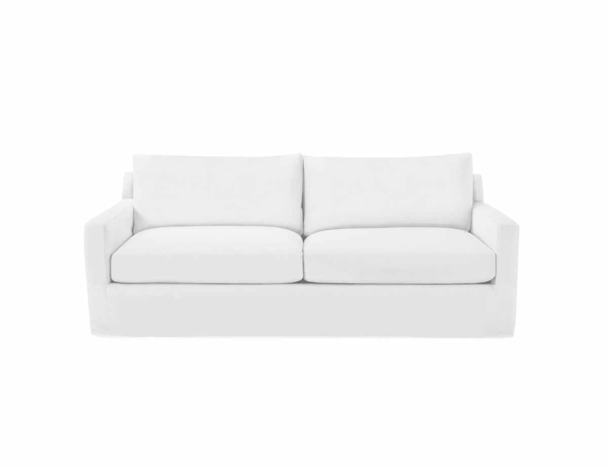 Serena and Lily Summit Sofa - Slipcovered white slipcovered sofas best 