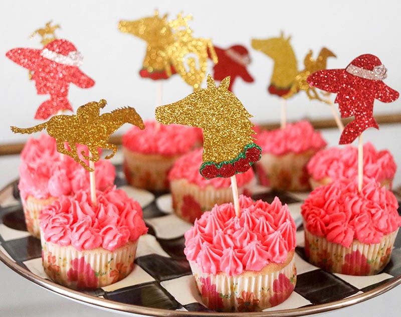 Lifestyle expert Candie Anderson of candie anderson.com dishes on the best cupcake toppers for the Kentucky Derby and Derby inspired parties.