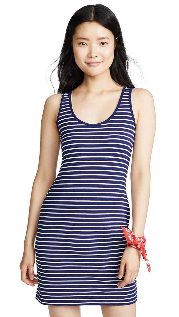 BB Dakota Summer Night City Dress Vintage Blue White casual dresses summer 2019
