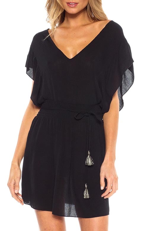 BECCA Palermo Cover-Up Dress Black fourth of july cover-up dresses summer 2019