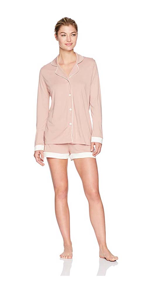 Cosabella Women's Bella Bridal Top Boxer Set Pj Mandorla Moon Ivory pajama sets women summer