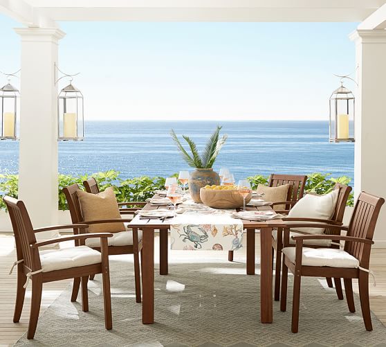 Pottery Barn CHATHAM RECTANGULAR EXTENDING DINING TABLE, HONEY pottery barn 4th of july mega sale