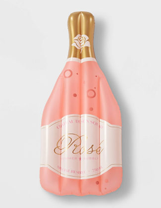 Rose Bottle Float - Sun Squad trendy pool floats summer