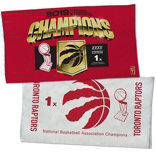 WinCraft Toronto Raptors 2019 NBA Finals Champions Locker Room Official Celebration Two-Sided 22'' x 42'' Towel toronto raptors 2019 nba champions