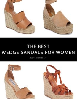 Style blogger and fashion expert, Candace Rose Anderson of the blog Candie Anderson (candieanderson.com) has the scoop on 20 of the best wedge sandals in every style, color, print and price range for summer 2019.
