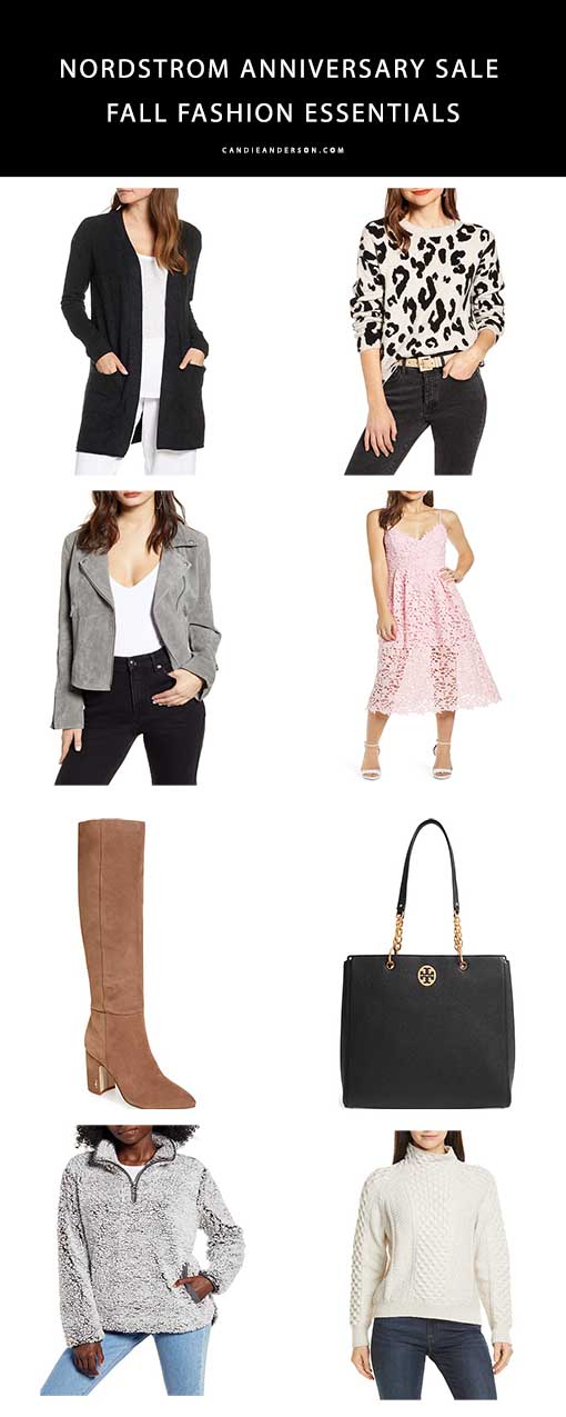 Style expert and fashion blogger, Candie Anderson has the scoop on 50 best fall fashion and beauty essentials for women of all ages from teens to college students, career minded women, parents, grandparents and more. You don't want to miss the 2019 Nordstrom Anniversary Sale, it is beyond amazing!
