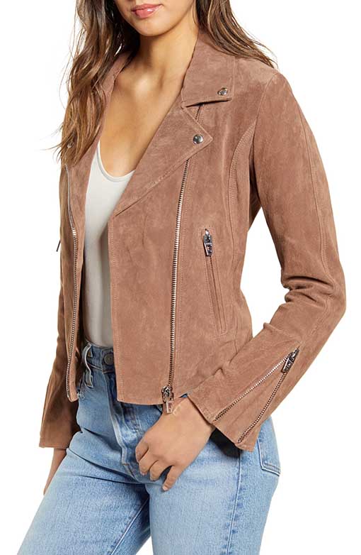 BLANKNYC Next Level Suede Moto Jacket Coffee Bean nordstrom anniversary sale 2019