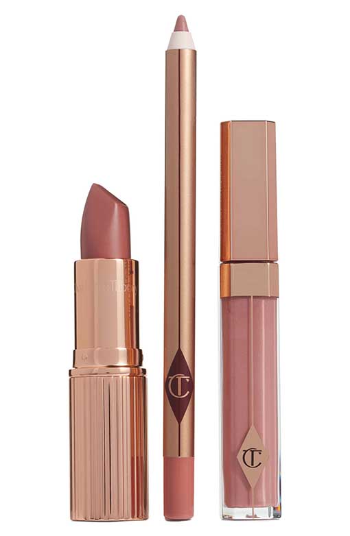 CHARLOTTE TILBURY The Pillow Talk Full Size Lip Kit Lip Cheater 2019 nordstrom anniversary sale beauty