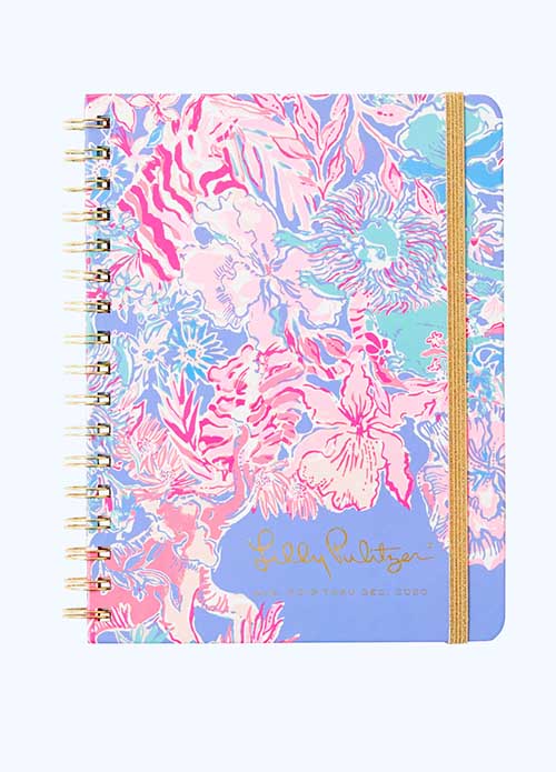 Lilly Pulitzer 2019-2020 MONTHLY PLANNER - 17 MONTH Blue Peri Viva La Lilly planners agendas