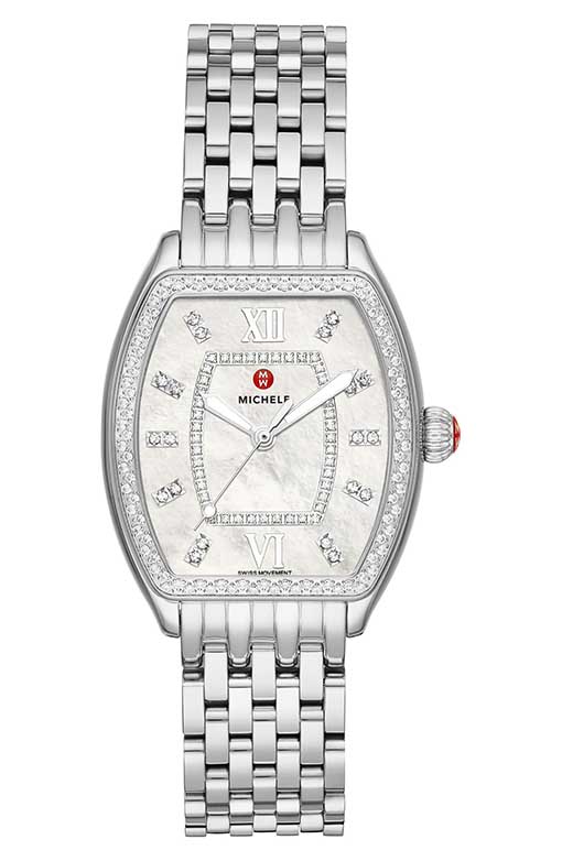 Michele Relevé Diamond Watch Head & Interchangeable Bracelet, 31mm x 32mm Silver 2019 nordstrom anniversary sale 