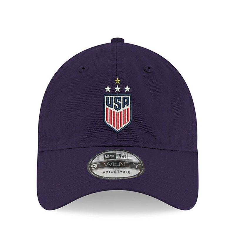 New Era USWNT Navy 2019 FIFA Women's World Cup Champions 4-Star 9TWENTY Adjustable Hat Blue 