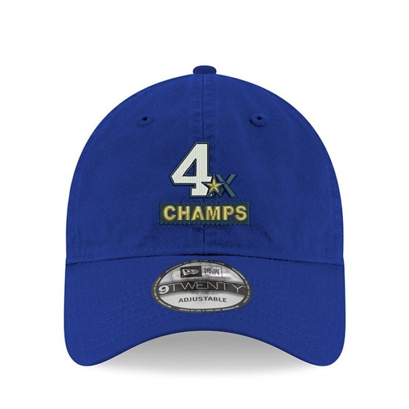 New Era USWNT Royal 2019 FIFA Women's World Cup Champions 9TWENTY Adjustable Hat blue 1991 1999 2015 2019
