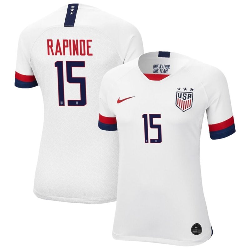 Nike Megan Rapinoe USWNT Women's White 2019 Home Authentic Vapor Match Player Jersey us womens fifa world cup champions 2019