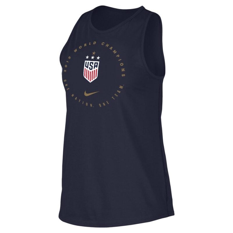 Nike USWNT Navy 2019 FIFA Women's World Cup Champions Tank Top united states of america usa