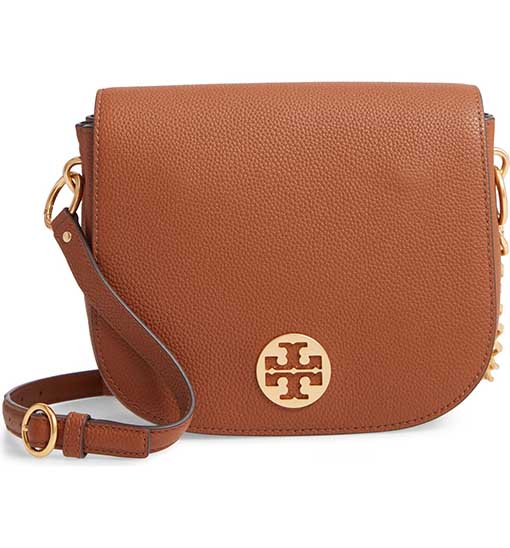 TORY BURCH Everly Leather Flap Saddle Bag Light Umber 2019 nordstrom anniversary sale