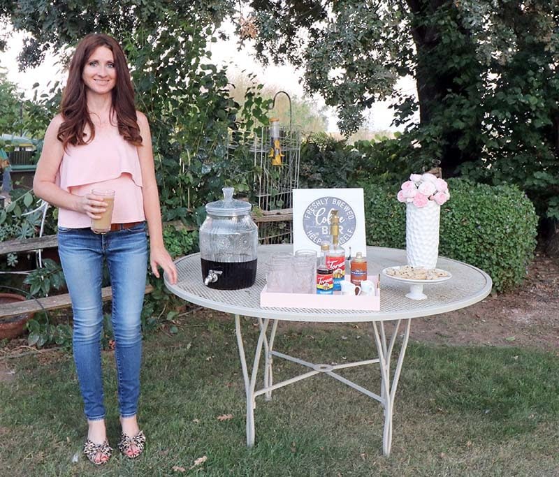 Lifestyle expert, blogger and journalist Candace Rose Anderson of the blog Candie Anderson candieanderson.com has the scoop on how you can create a budget-friendly coffee bar with cold brew coffee! This would be perfect for your bridal shower, baby shower, holiday party and more.