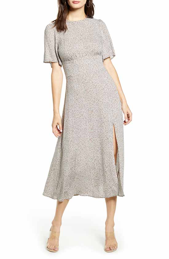 AFRM Janice Midi Dress Mini Leopard print dresses 