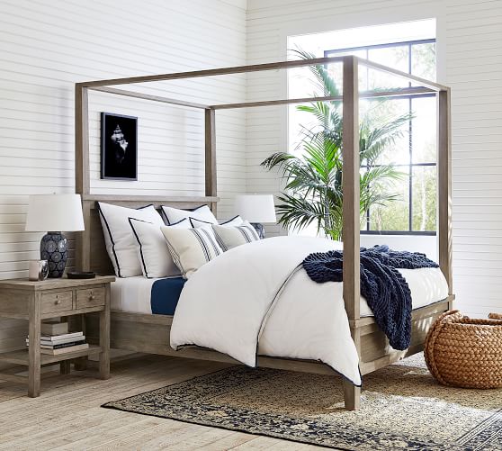 Pottery Barn FARMHOUSE CANOPY BED pottery barn fall sale