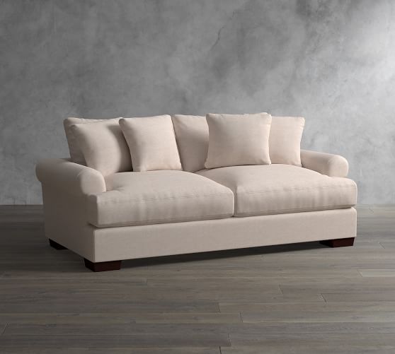Pottery Barn SULLIVAN DEEP ROLL ARM UPHOLSTERED SOFA COLLECTION pottery barn fall sale 20 percent