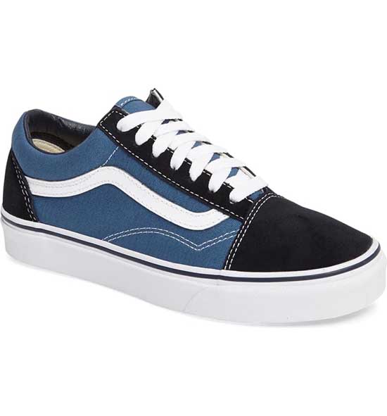 VANS Old Skool Sneaker Navy Blue retro sneakers skateboard women
