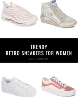 Style blogger, influencer and journalist Candie Anderson has the scoop on 19 trendy retro sneakers for women in a variety of styles and price ranges!