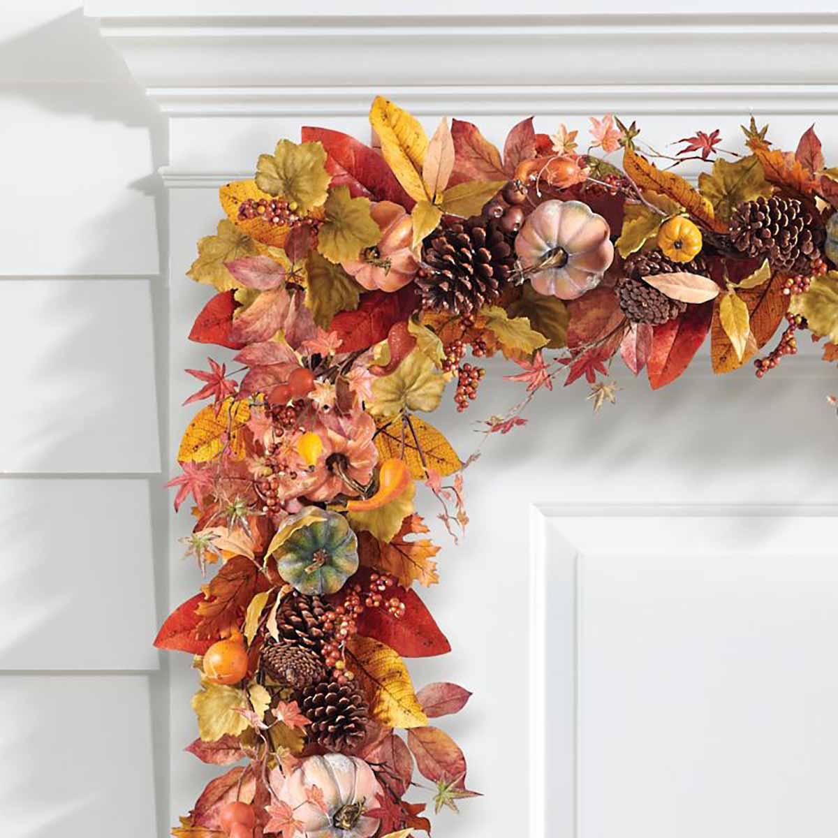 Grandin Road Harvest Pumpkin Garland best fall garlands 